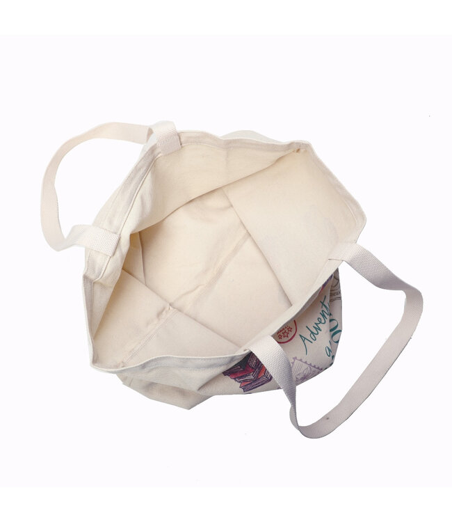 Vendula Travelling Library Canvas Tote Bag