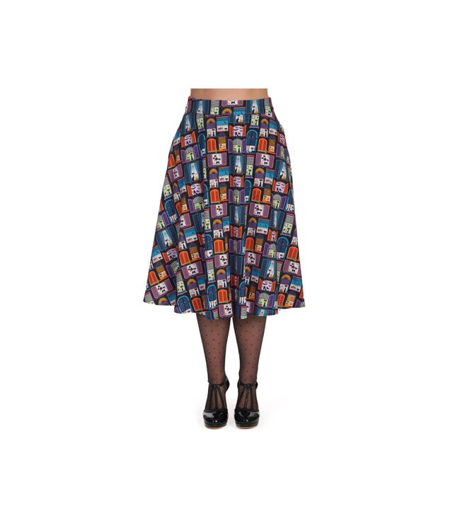 WINDOW CAT SWING SKIRT