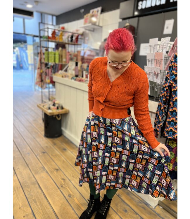 WINDOW CAT SWING SKIRT