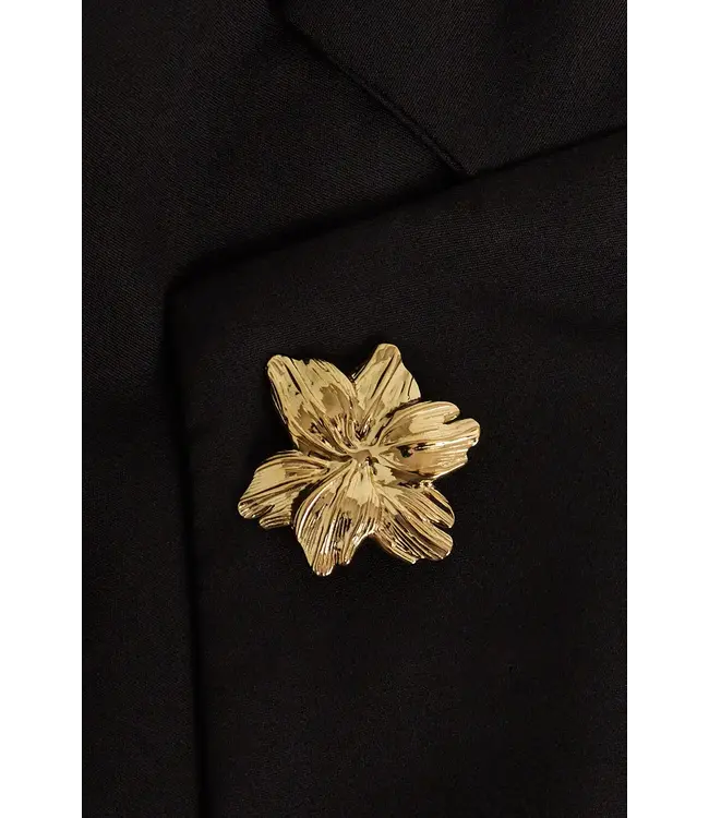 Broche Bloem Goud