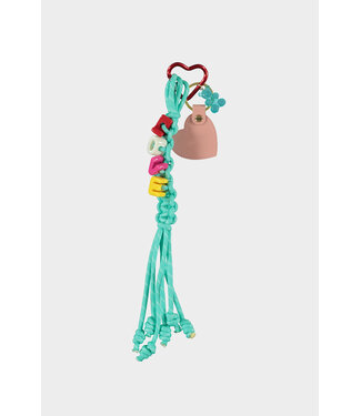 21BagsandMore Bag charm love turquoise