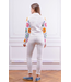 Jeans jacket Wit