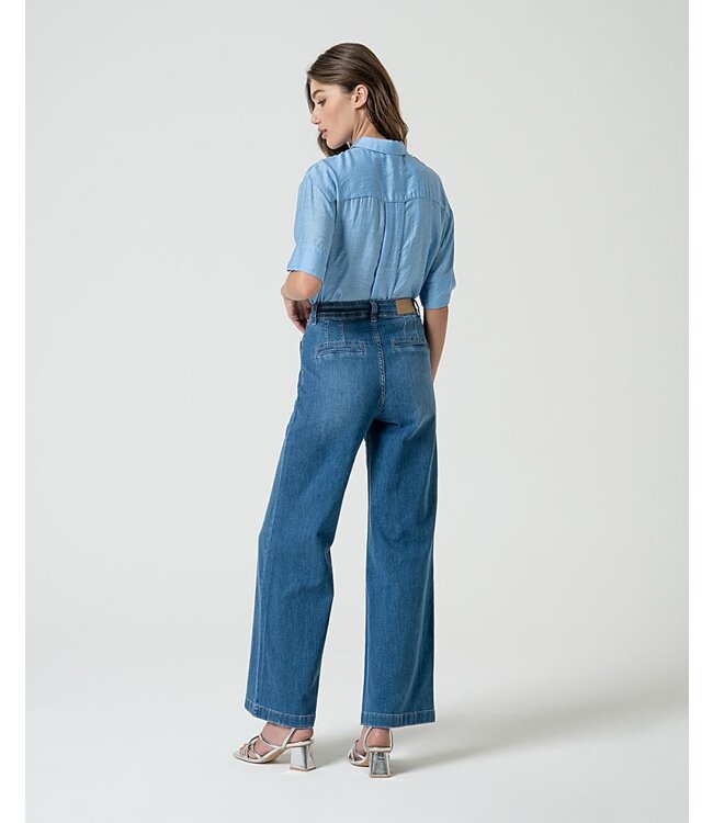 Flared Pants with Pockets