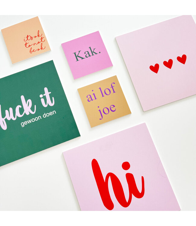 Forex Tegeltje Hart Roze