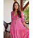 RASPBERRY ROMANCE PRINT TESSA MAXI