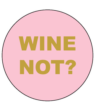 LabelR Onderzetter Wine Not