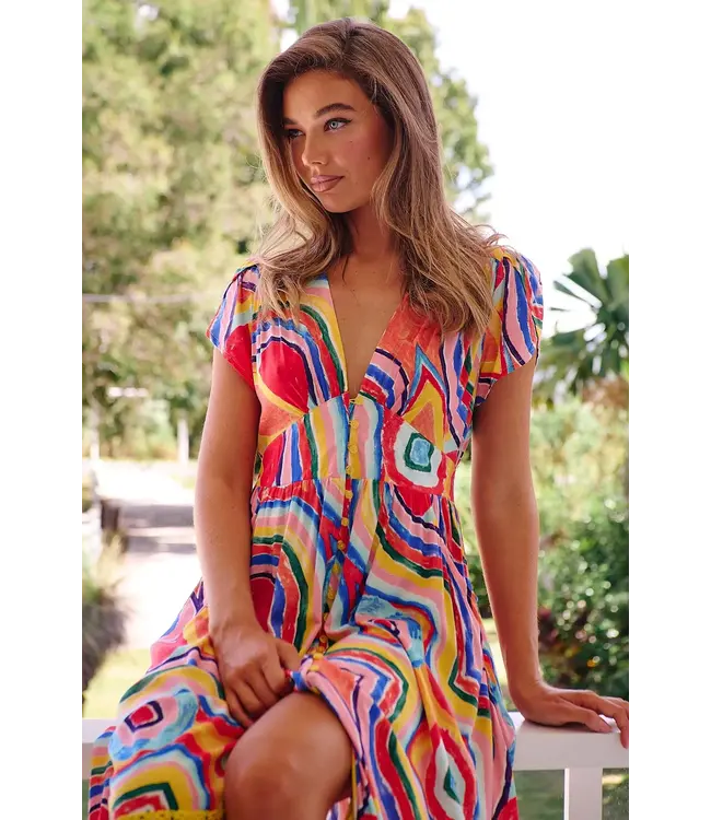 BERGAMO PRINT TABITHA MAXI DRESS