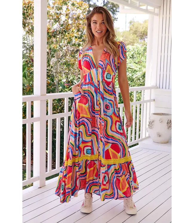BERGAMO PRINT TABITHA MAXI DRESS