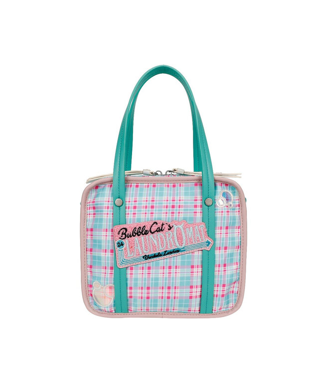 Bubble Cats Laundromat Mini Laundry Tote