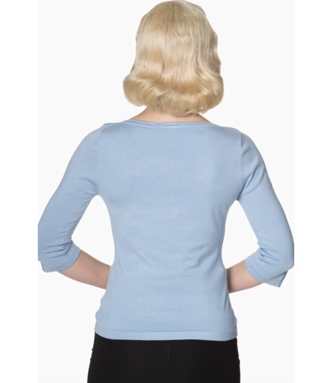 Basic Trui Lichtblauw