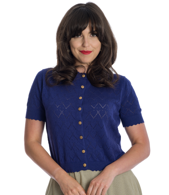 Vest blauw korte Mouw