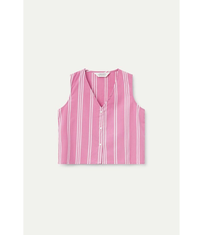 Gilet Roze streep
