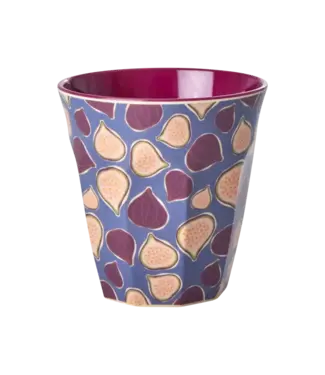 Rice Medium Cup - Plum - Figs In Love Print