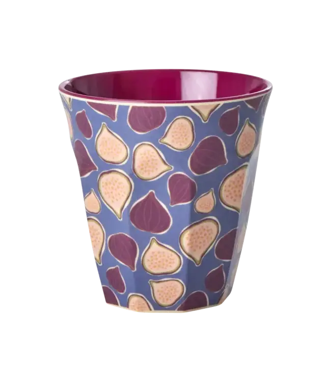 Medium Cup - Plum - Figs In Love Print