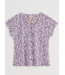 Studio Glass V-neck Jersey Top