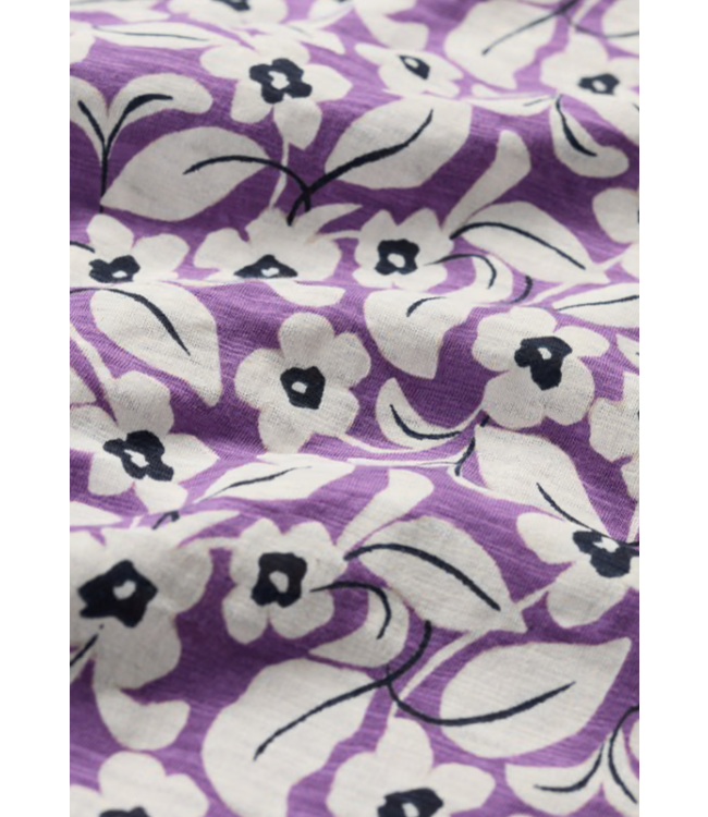 Studio Glass V-neck Jersey Top