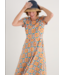 Seasalt S/S April Dress-Daisy Stamp Azurite