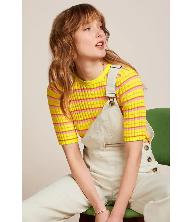Agnes Rib Top Sunny