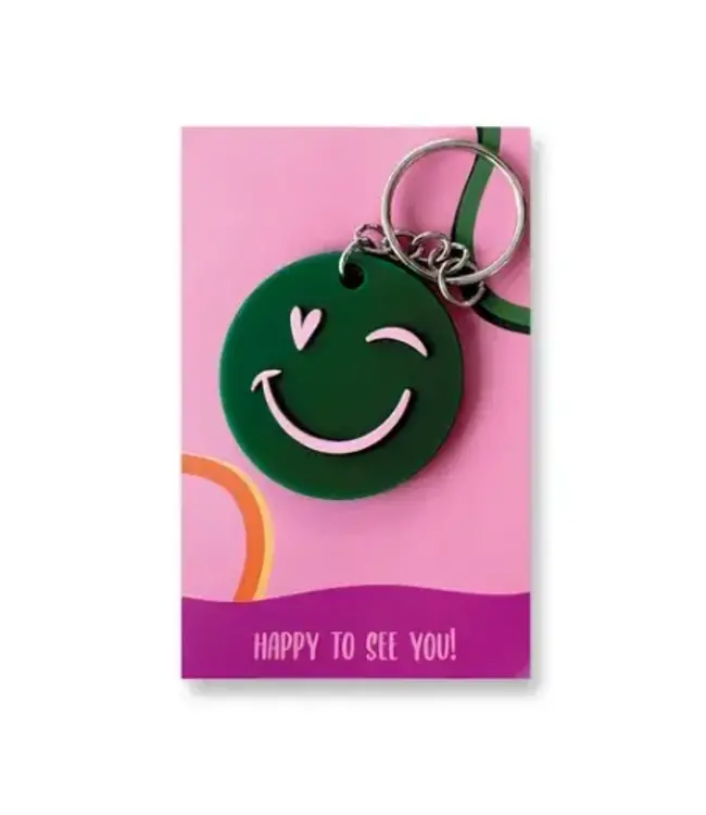 Sleutel hanger Smiley