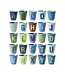 Alfabet Bekers Blauwe Serie