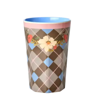Rice Tall Cup - Gorgeous Tile Print