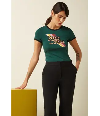 King Louie Logo Tee Groen
