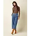 Melody Sailor Culotte Stone Denim
