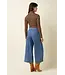 Melody Sailor Culotte Stone Denim