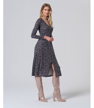 Surkana Long V Neck Dress