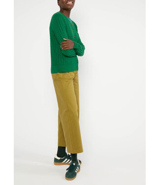 Blutsgeschwister Cardigan Save the Brave boogie green knit