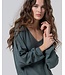 Japanese Sleeve Sweater With V Neck