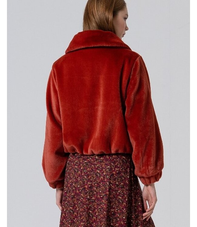 Short Faux Fur Jacket