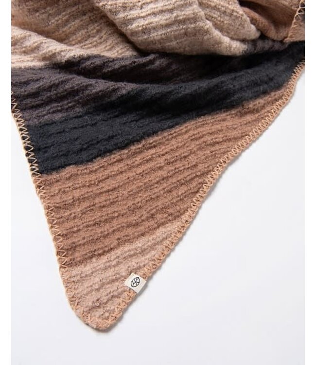 Striped Scarf Chocolate