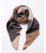 Striped Scarf Chocolate