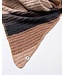 Striped Scarf Chocolate