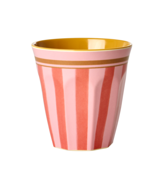 Rice Melamine Cup with Organic Stripes Print