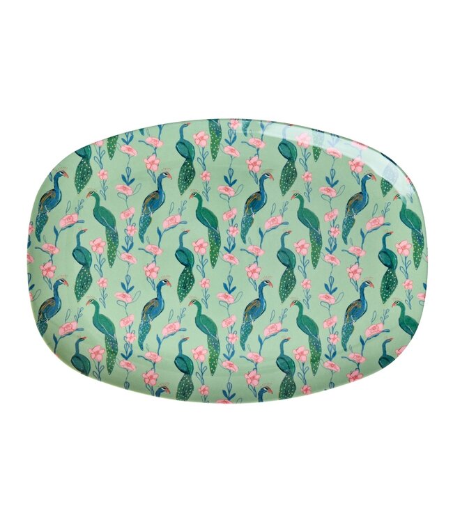 Plate with Peacock