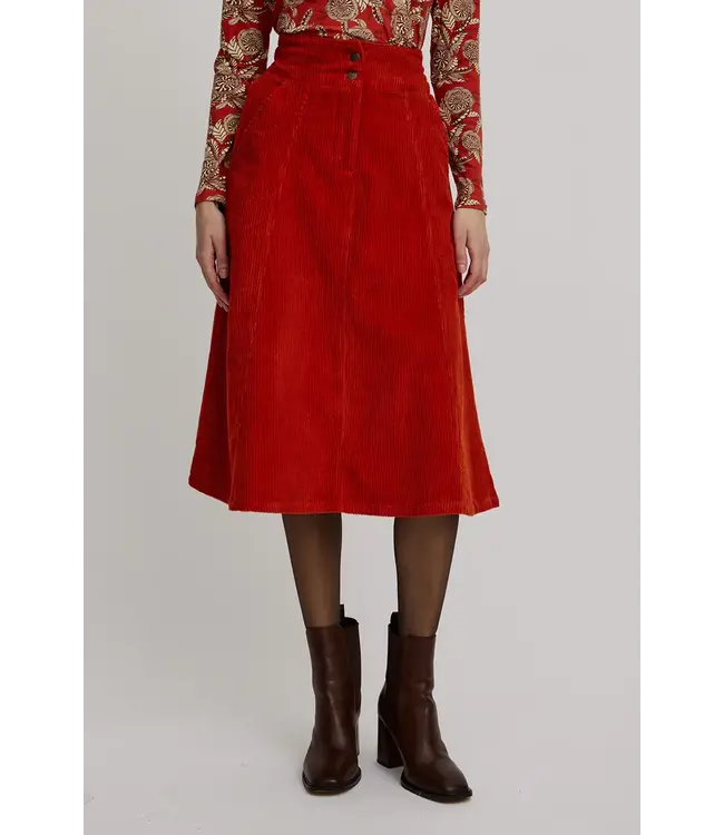 Corduroy skirt made from organic cotton