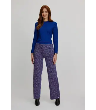 Tranquillo Knitted pants with a retro look