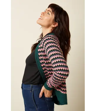 King Louie Blanca Cardi Flora