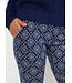Schlaghose On a Winters Day Flared alpine rose jacquard