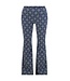 Schlaghose On a Winters Day Flared alpine rose jacquard
