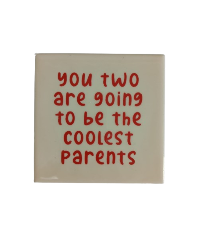Tegeltje coolest parents