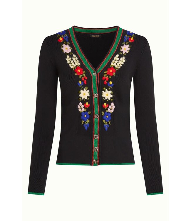 V Rib Cardi Perry