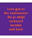 Tegeltje love you to the vaatwasser