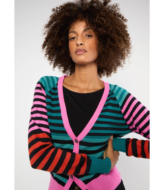 Cardigan Bright Side of Life colorful magic show