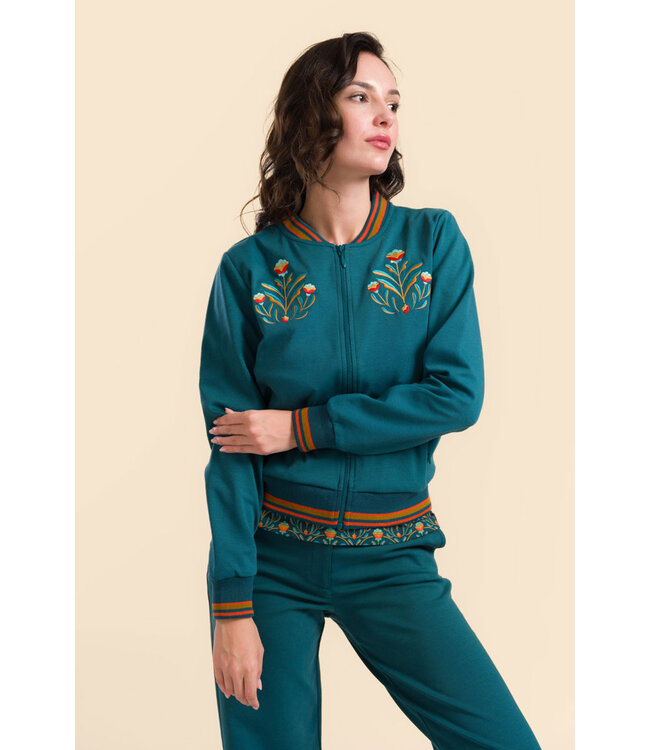 Nora Bomer Jacket Punta Petrol