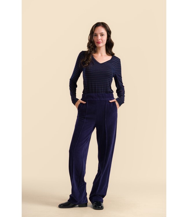 Hailey Pants Rib Velour