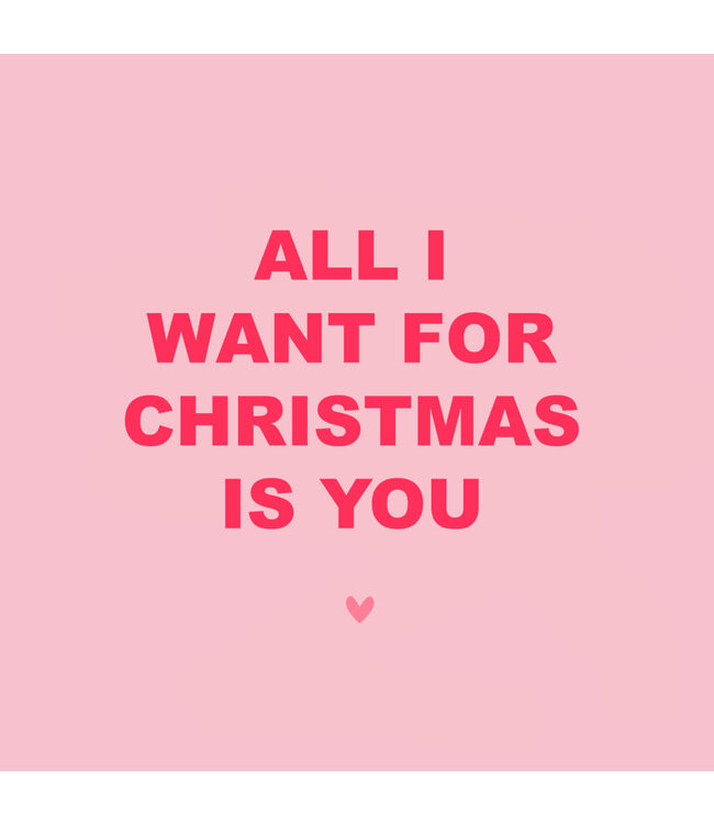 Forex Tegeltje All i want for Christmas is you