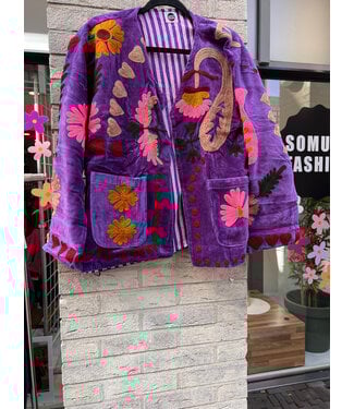 SoMuch Velvet Suzani jacket Amour
